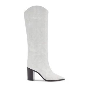 Schutz white Analeah boot